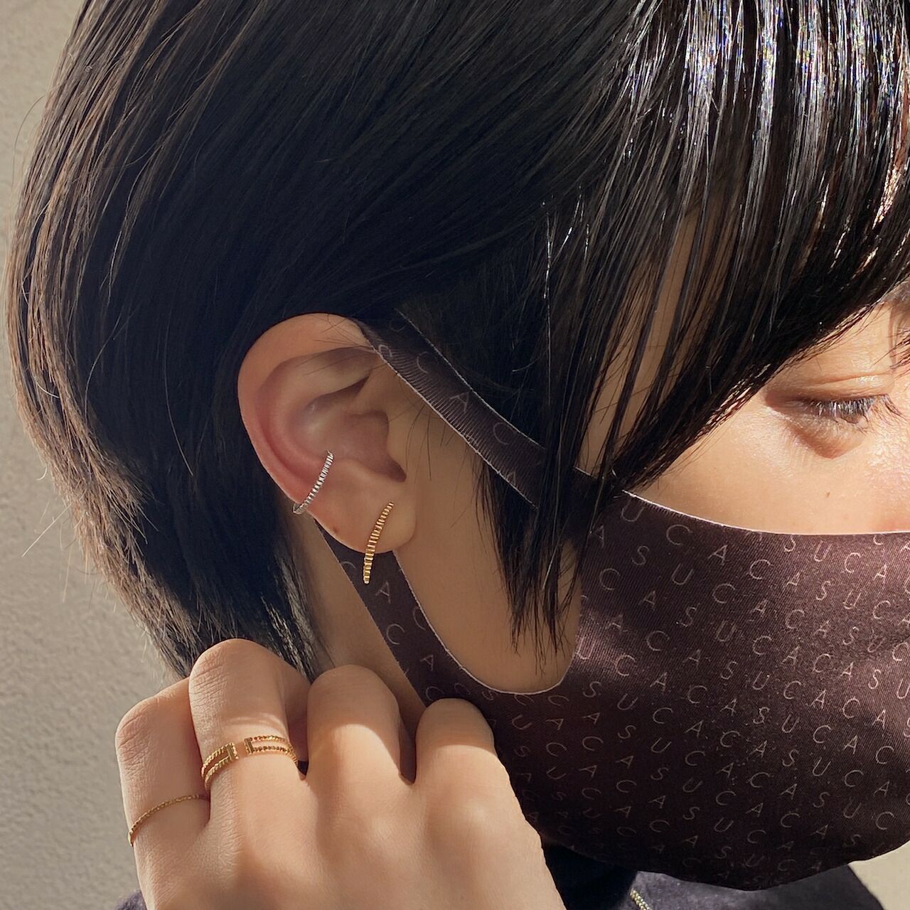 luna ピアス -K18/Pt- | CASUCA