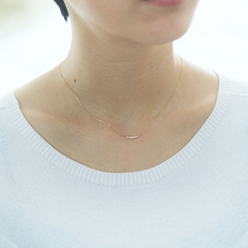 luna ネックレスS -K18/Pt- | CASUCA