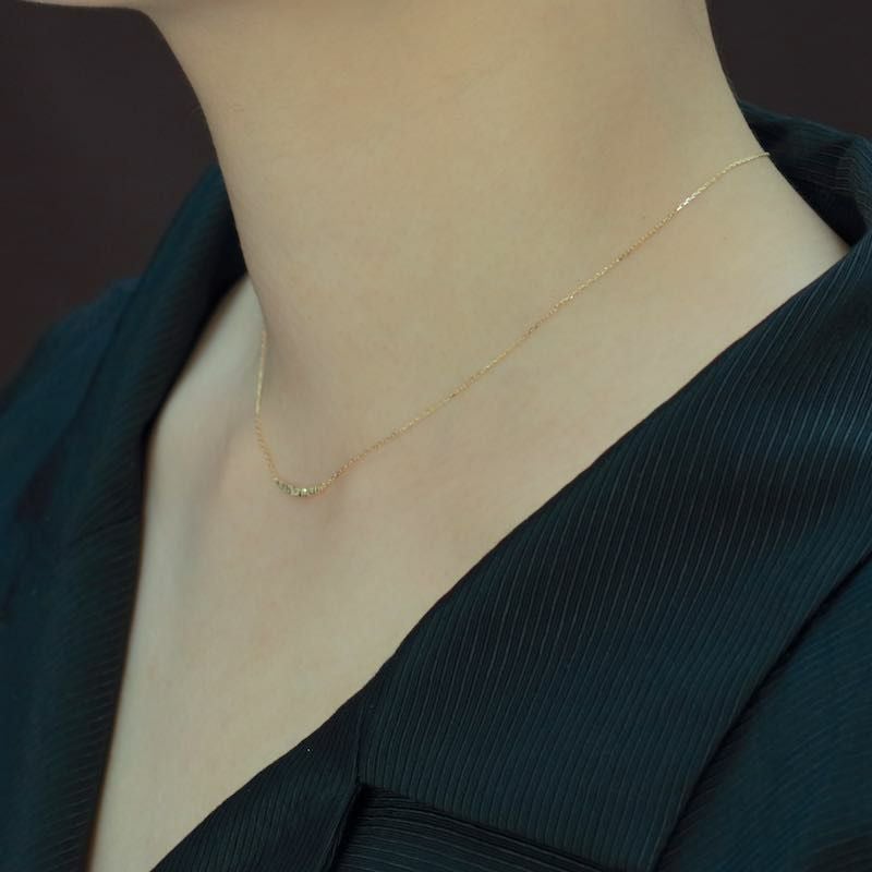 luna ネックレスS -K18/Pt- | CASUCA