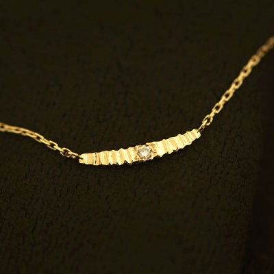 luna S few 1Pネックレス -K18/Pt- | CASUCA