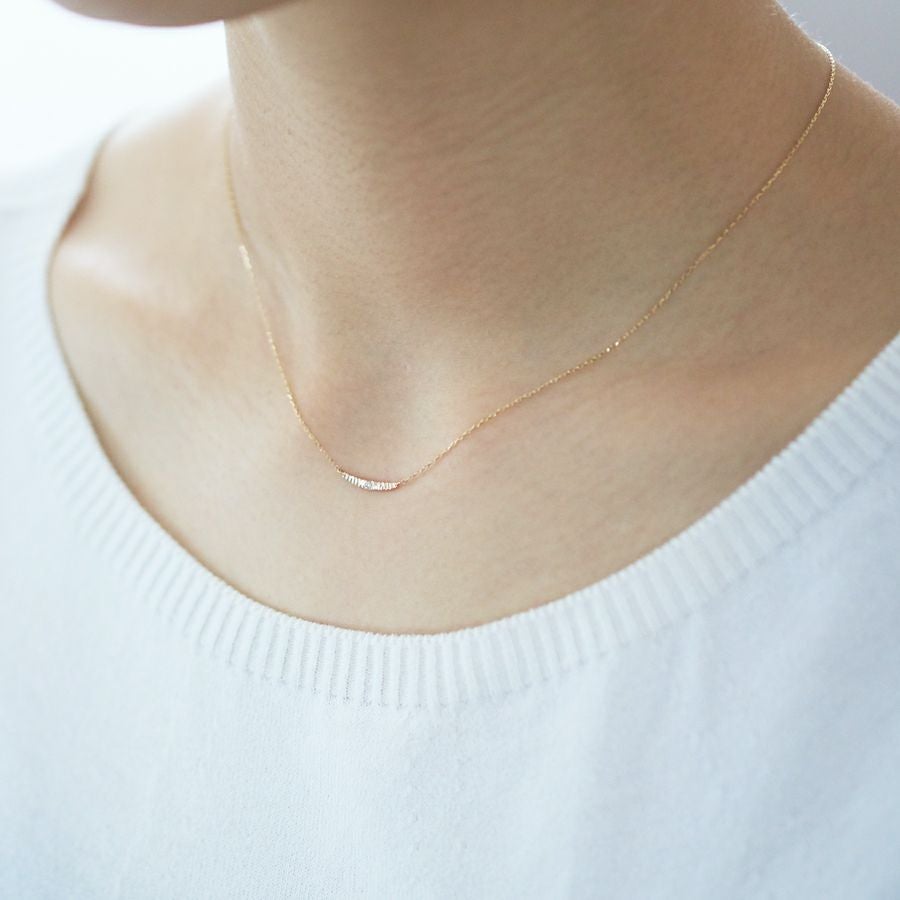 luna S few 1Pネックレス -K18/Pt- | CASUCA