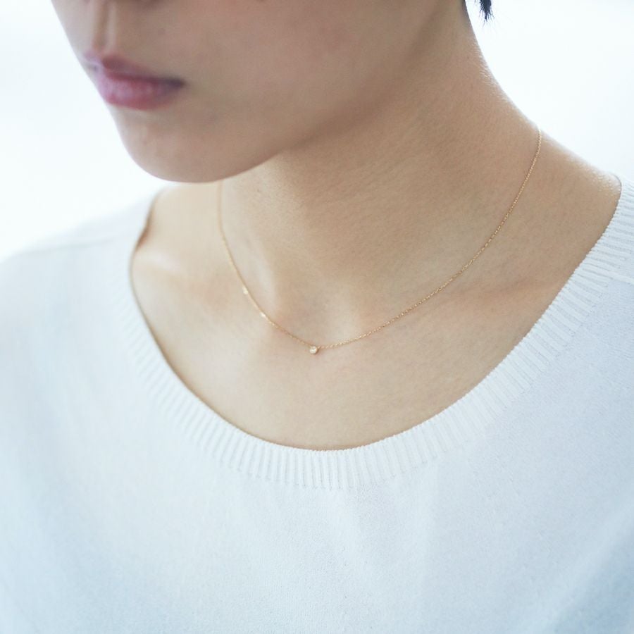 CASUCA coca ネックレス K18WG 華奢 人気 カスカ コカ coca ネックレス -K18/Pt- | CASUCA