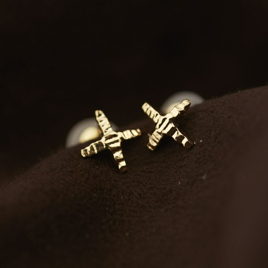CASUCA カスカ hacca ピアス クロス hacca ベーシックピアス -K18/Pt- | CASUCA