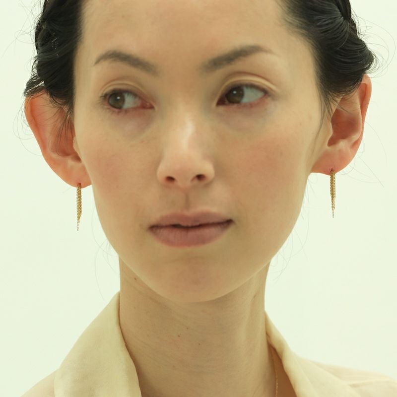 huziチェーンタッセルピアス -K18/Pt- | CASUCA