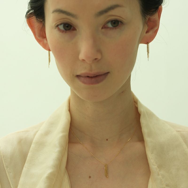 huziチェーンタッセルピアス -K18/Pt- | CASUCA